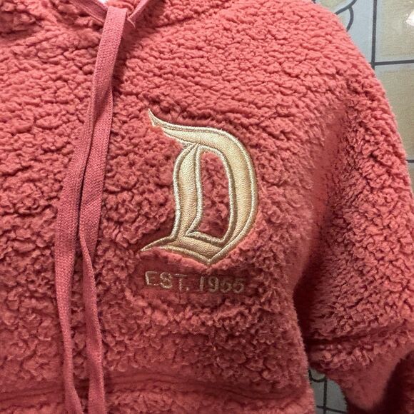 Disneyland Spirit Jersey Rose Gold Sherpa Pullover Hoodie Size S NWT - Picture 10 of 16